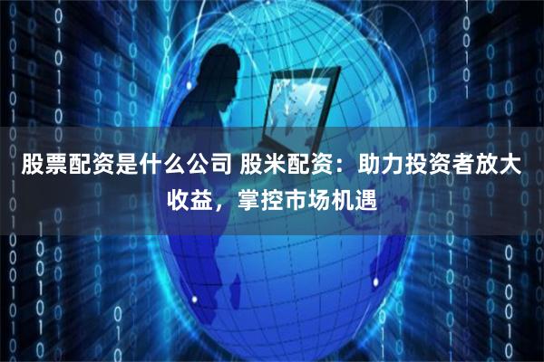 股票配资是什么公司 股米配资：助力投资者放大收益，掌控市场机遇